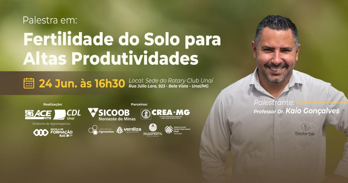 Palestra Fertilidade do Solo para Altas Produtividades