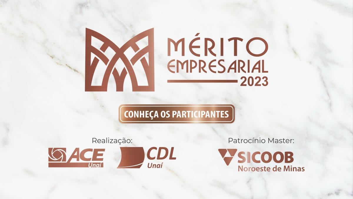 MÉRITO EMPRESARIAL ACE/CDL UNAI 2023 - PARTICIPANTES